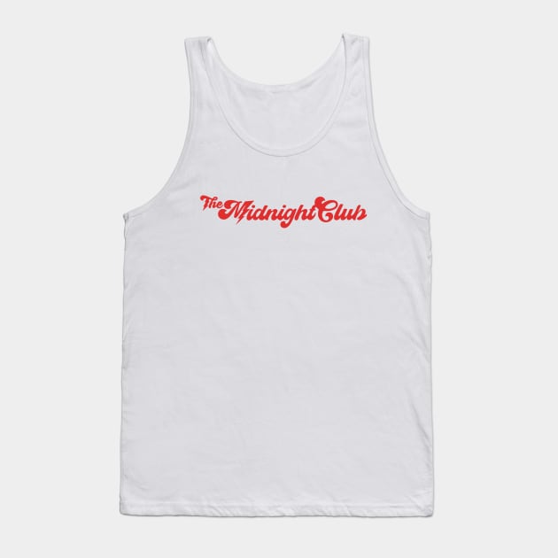 Red Logo Design Tank Top by themidnightclub